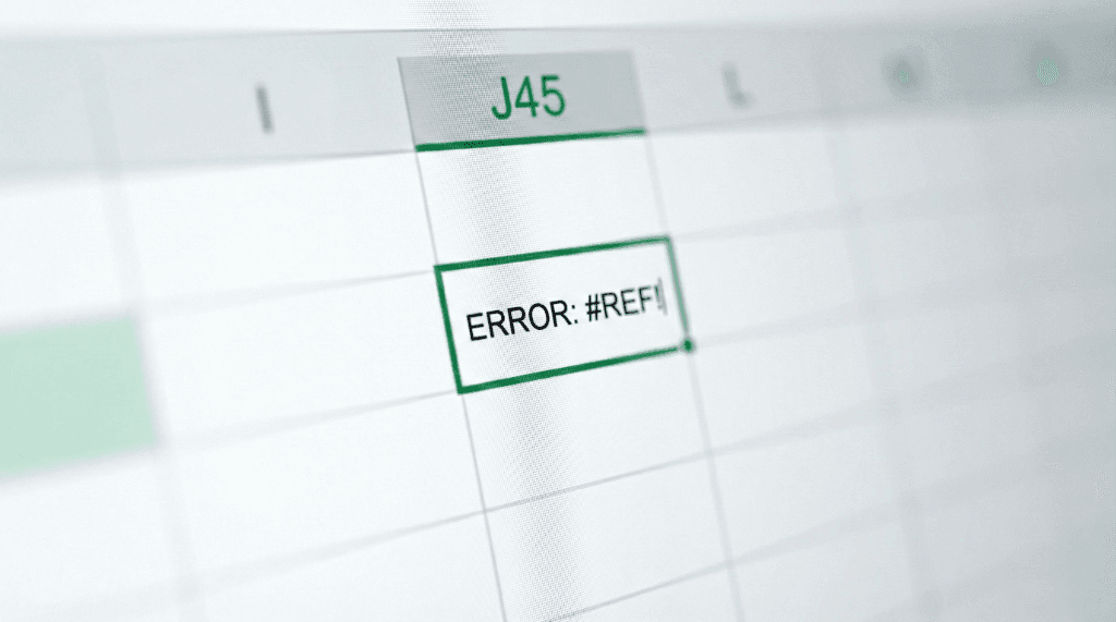 Error de referencia en Excel
